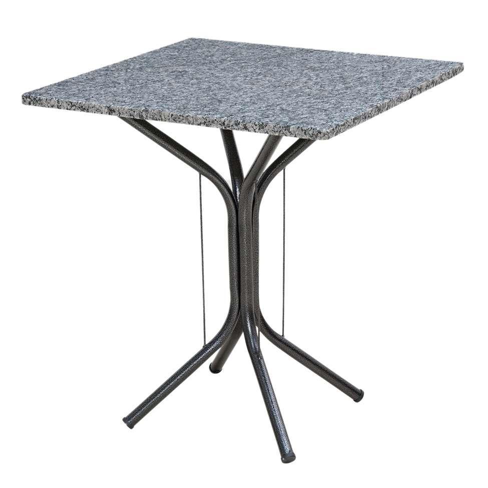 Mesa de Jantar Quadrada Thais Preta 70 cm - 1