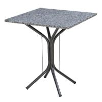 Mesa de Jantar Quadrada Thais Preta 70 cm - 1