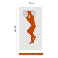 Colchão Solteirão Howie Espuma D33 (17x96x203) Branco - 3