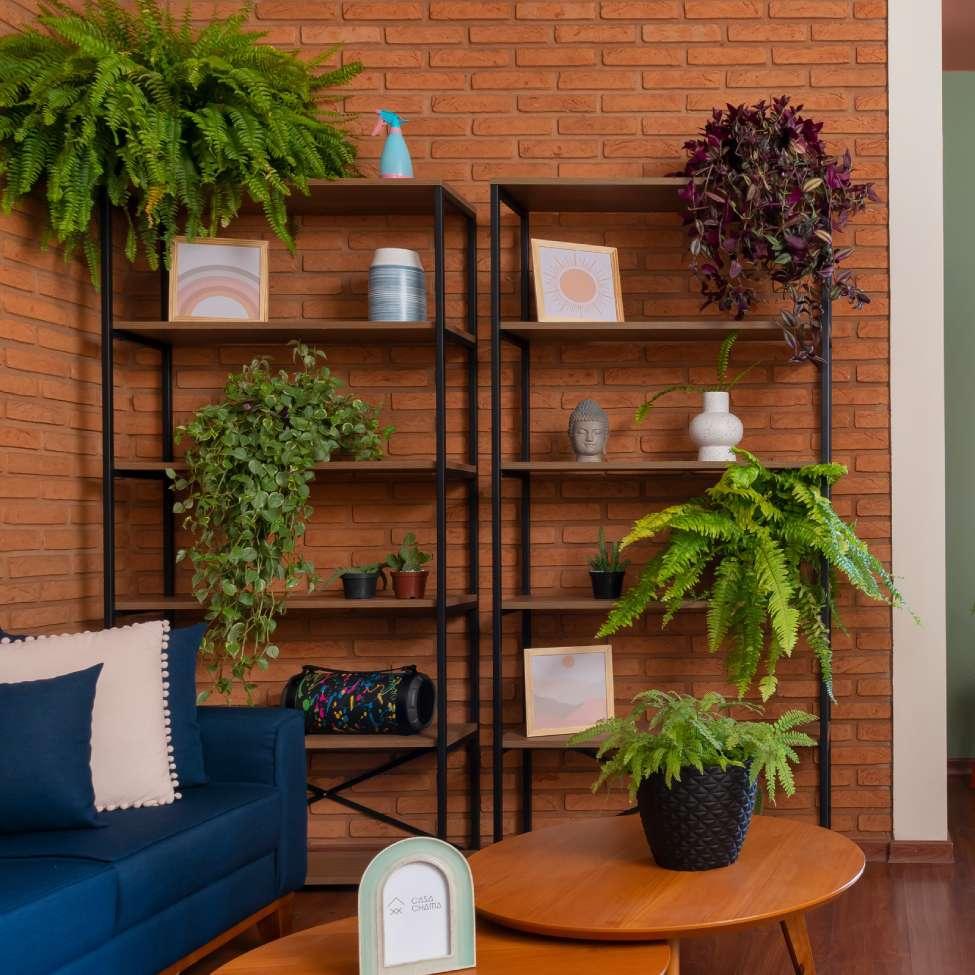 Estante Industrial Stanford Amêndoa e Preta 60 cm - 2