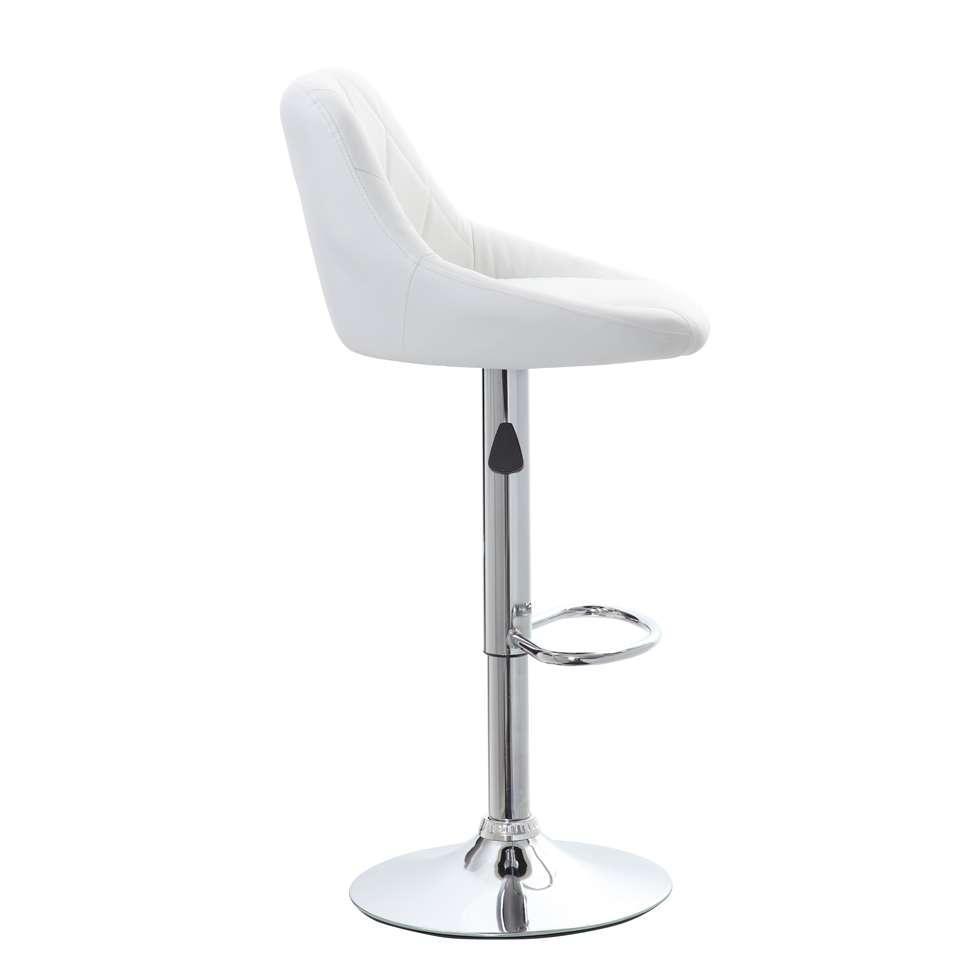 Banqueta Giratória Milano Branca - 5