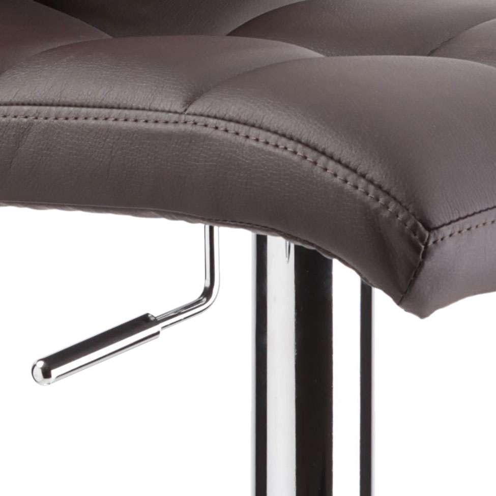 Conjunto com 2 Banquetas Giratórias Fitz Marrom Escuro - 5