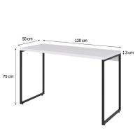 Mesa de Escritório Studio Branca 120 cm - 3