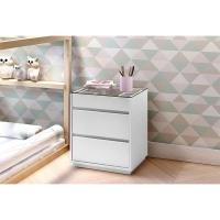 Mesa de Cabeceira Belize 3 GV Branca - 2