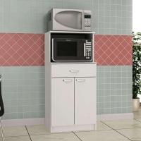 Armário para Micro-ondas Rogue 2 PT 1 GV Branco - 1