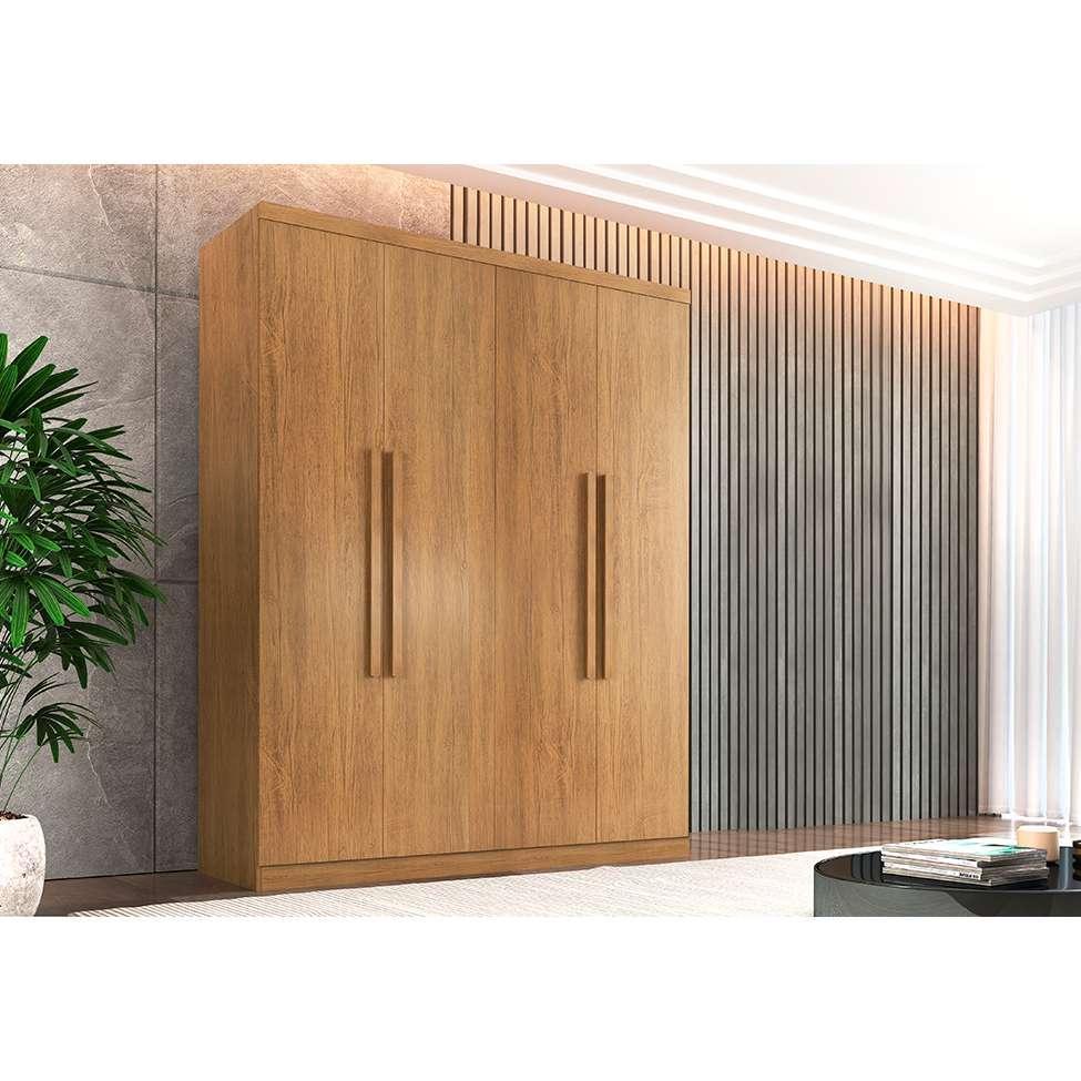 Guarda-Roupa Casal Império 4 PT 3 GV Imbuia - 2