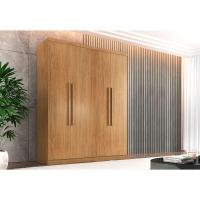 Guarda-Roupa Casal Império 4 PT 3 GV Imbuia - 2