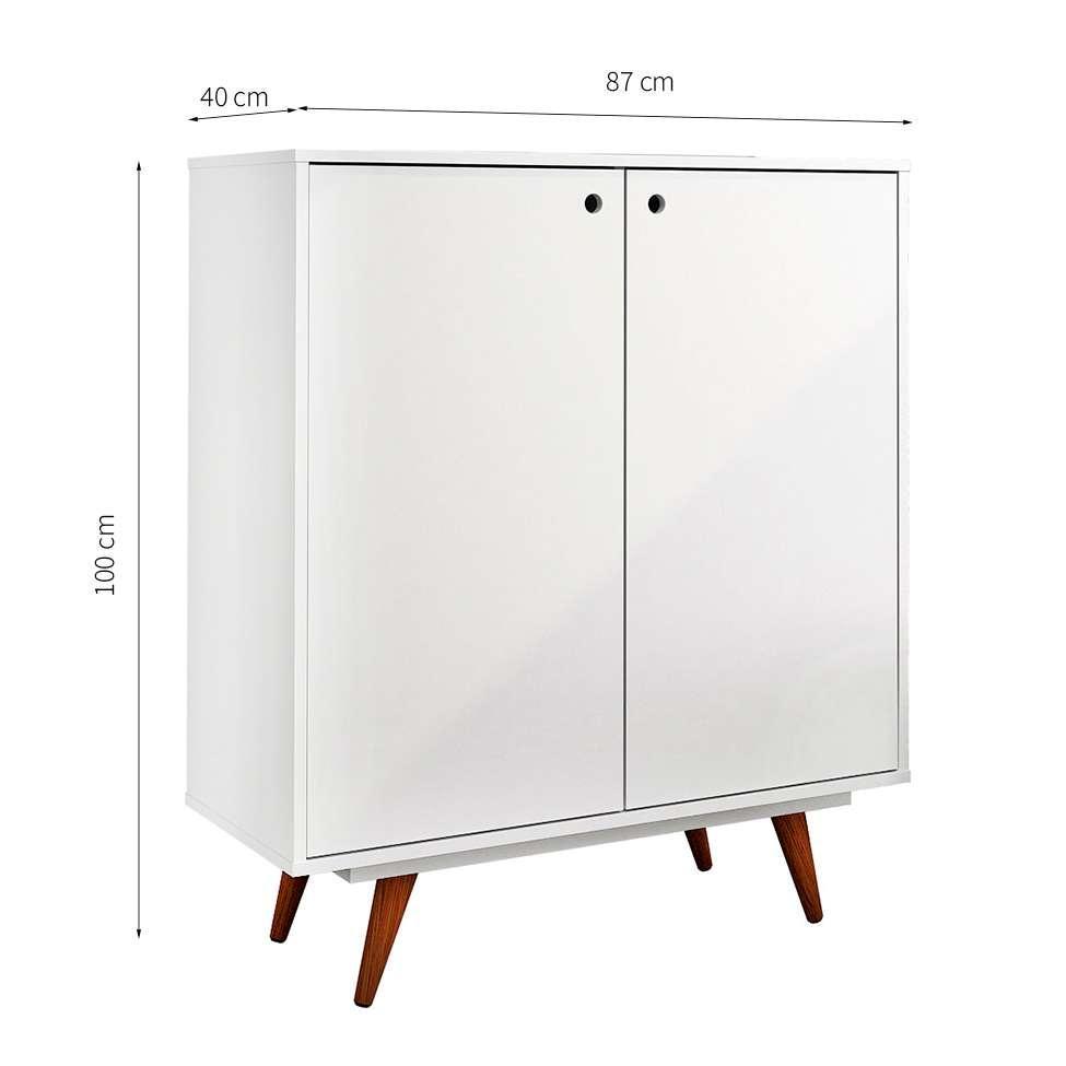 Sapateira Retrô Plus Branco - 4