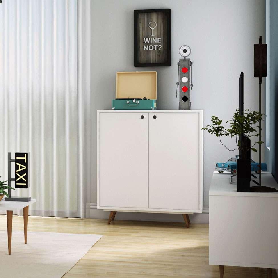 Sapateira Retrô Plus Branco - 10