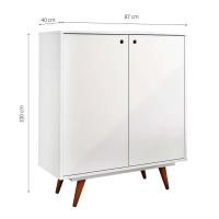 Sapateira Retrô Plus Branco