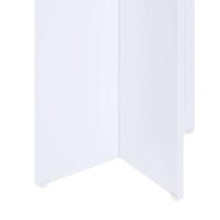 Conjunto de Mesa de Cozinha com 4 Lugares Verona II Branco e Preto - 6