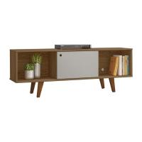 Rack com Painel para TV até 42 Polegadas SalahFreijo e Off White 135 cm - 6