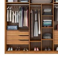 Guarda-Roupa Casal Atrice 6 PT 6 GV Amendola e Grafito - 4