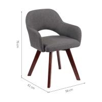 Poltrona Germany Cinza - 2