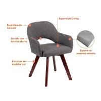 Poltrona Germany Cinza - 3