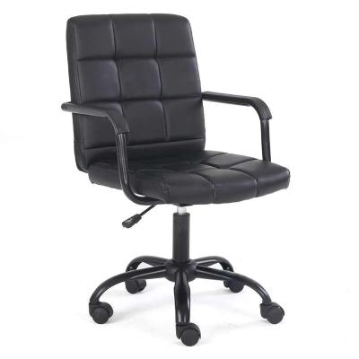 Cadeira de Escritório Secretária Giratória Fitz Repuxada Preta