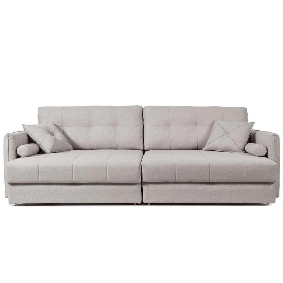 Sofá-Cama Casal Sem Caixa 3 Lugares Prime Linho Cinza 230 cm - 2