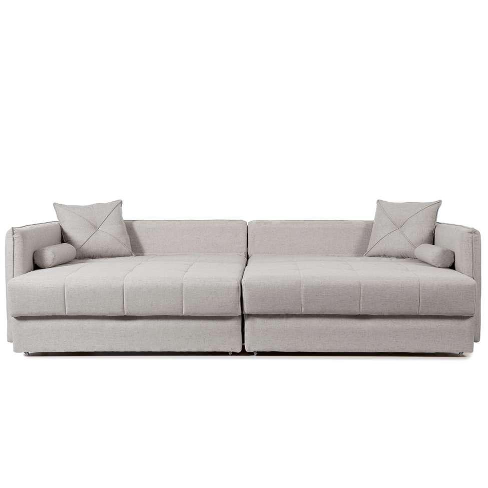 Sofá-Cama Casal Sem Caixa 3 Lugares Prime Linho Cinza 230 cm - 5