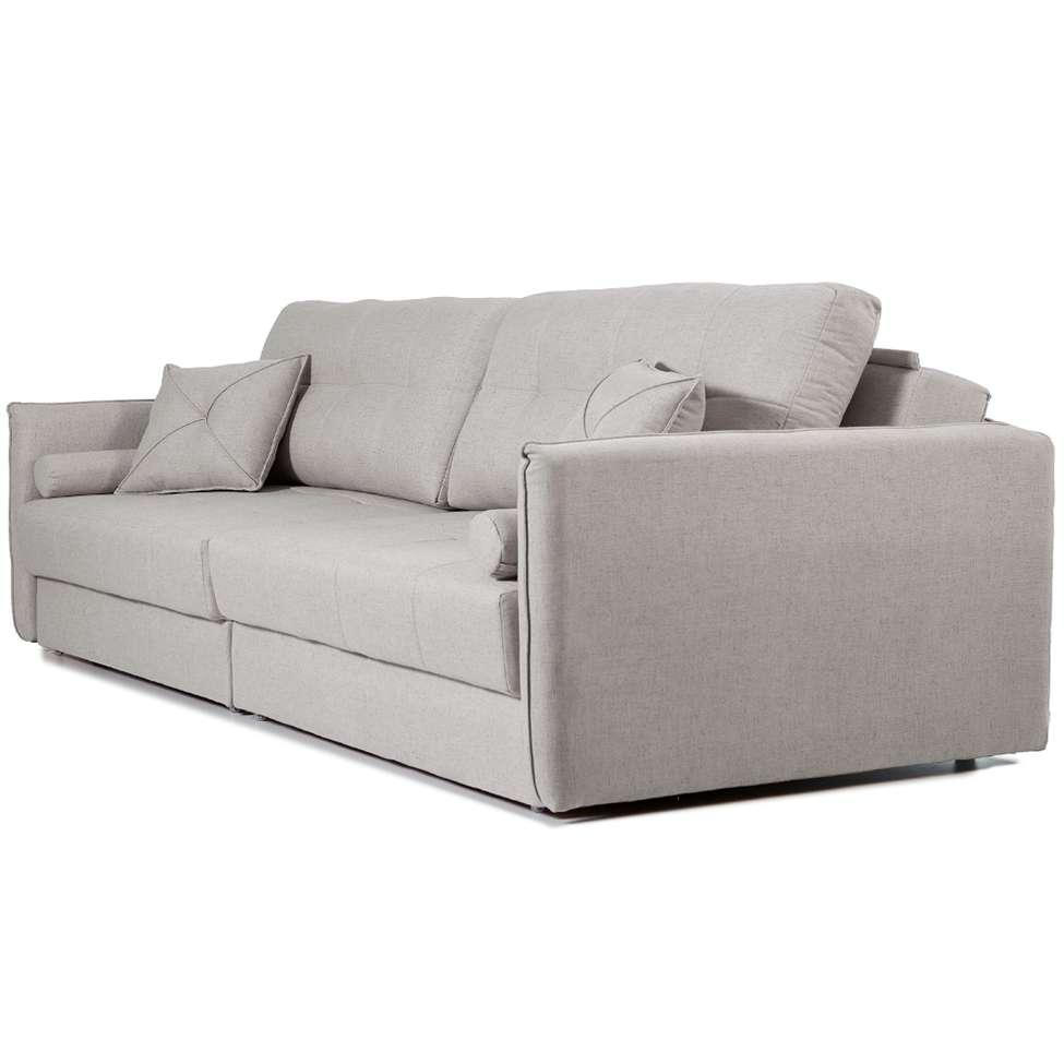 Sofá-Cama Casal Sem Caixa 3 Lugares Prime Linho Cinza 230 cm - 8