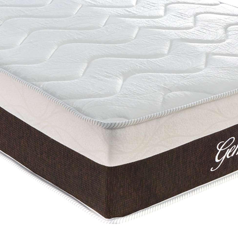 Colchão Solteiro Gemini Molas Ensacadas (26x88x188) Grafite e Branco - 3