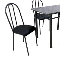 Conjunto de Mesa com 4 Cadeiras Genebra Preto - 3