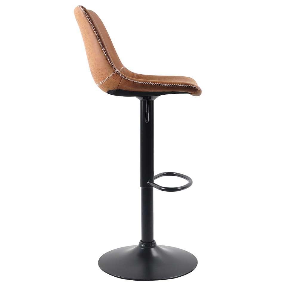 Conjunto com 2 Banquetas Giratórias Harbor Marrom - 4