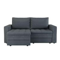 Sofá 3 Lugares Retrátil Berna Linho Cinza 180 cm - 5