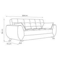 Conjunto de Sofá 2 e 3 Lugares Larissa II Suede Cinza - 5