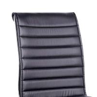 Conjunto com 6 Cadeiras de Escritório Secretária Giratórias Marilyn Preto - 8