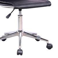 Conjunto com 6 Cadeiras de Escritório Secretária Giratórias Marilyn Preto - 10