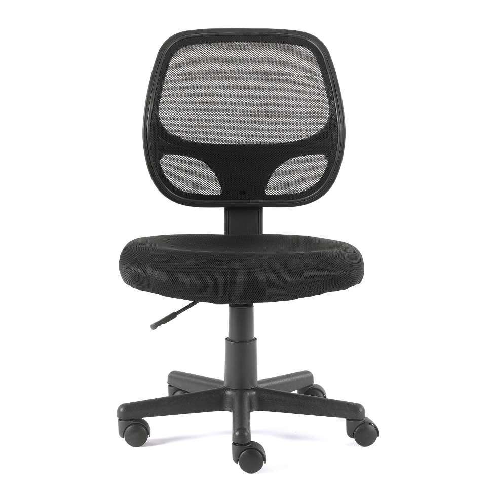 Cadeira de Escritório Secretária Giratória Oxford Preta - 3