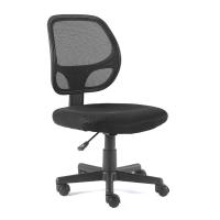 Cadeira de Escritório Secretária Giratória Oxford Preta - 1