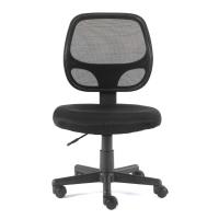 Cadeira de Escritório Secretária Giratória Oxford Preta - 3