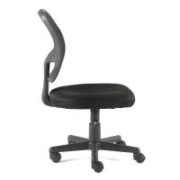 Cadeira de Escritório Secretária Giratória Oxford Preta