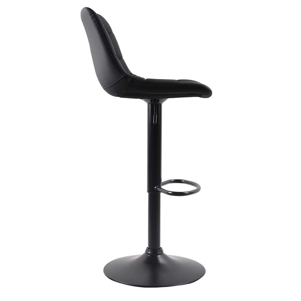 Conjunto com 2 Banquetas Giratórias Kinney Preto - 4