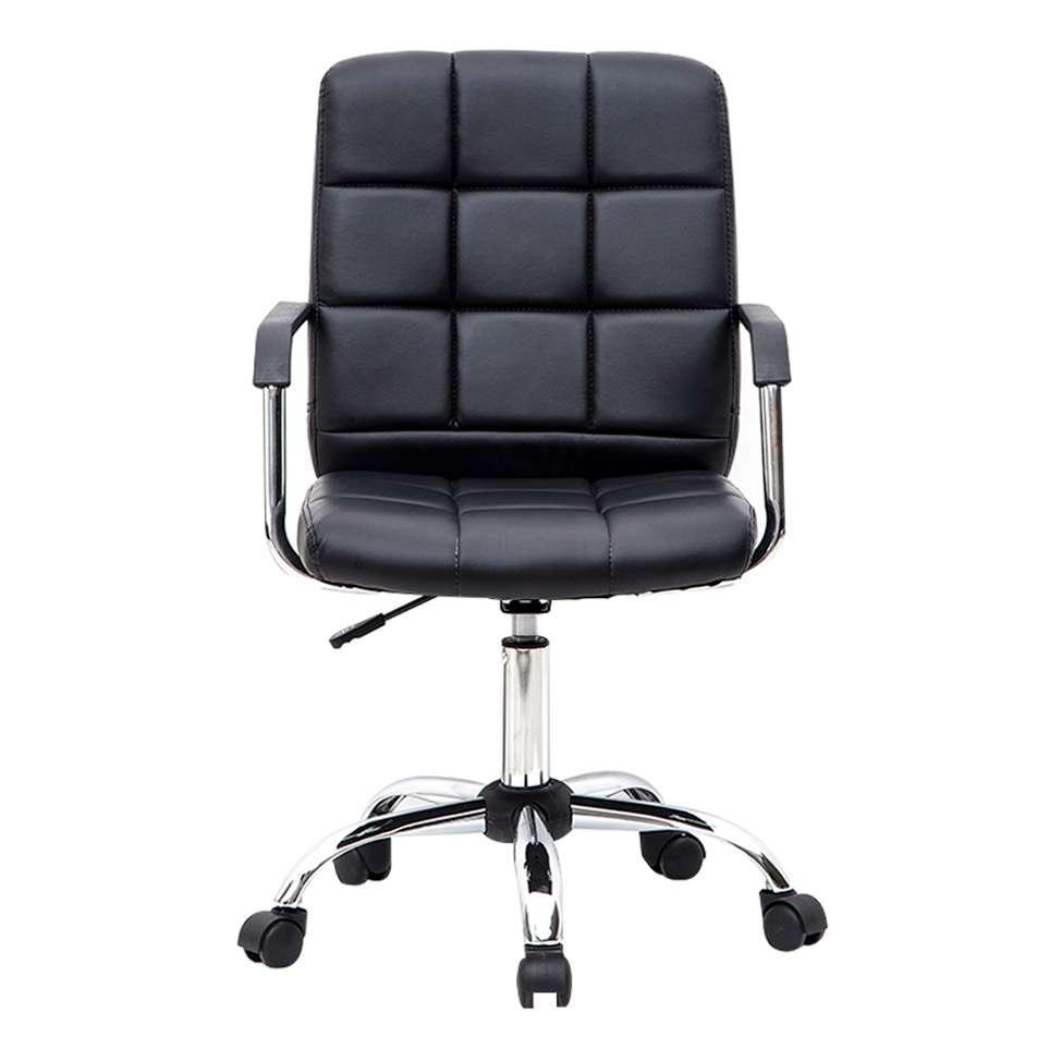 Cadeira de Escritório Secretária Giratória Fitz Preta - 4