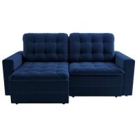 Sofá 3 Lugares Retrátil Lubeck Plush Suede Azul Marinho 180 cm - 5