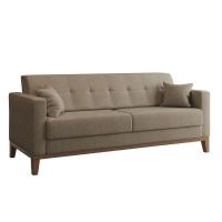 Sofá 3 Lugares Narvik Linho Bege - 1