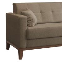 Sofá 3 Lugares Narvik Linho Bege - 5