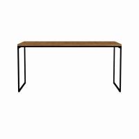 Mesa de Jantar Retangular Industrial Dallas Carvalho e Preta 160 cm - 3