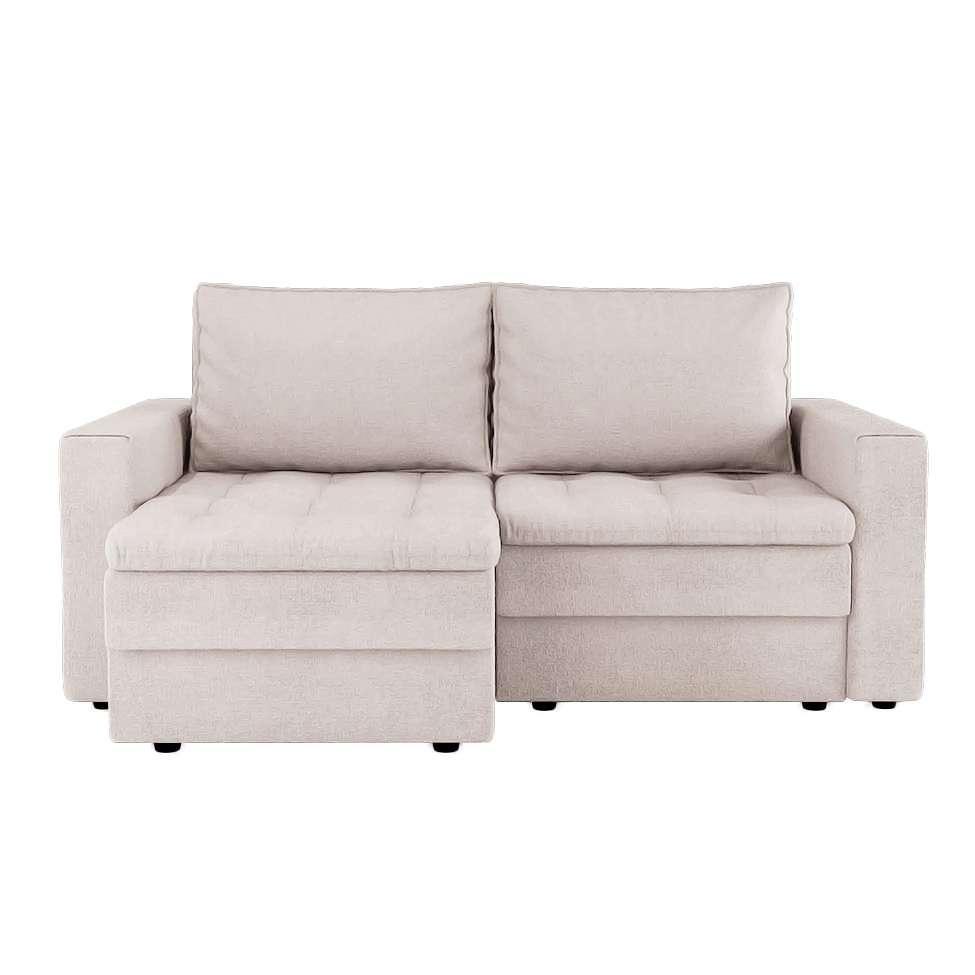 Sofá 3 Lugares Retrátil Berna Linho Cru 180 cm - 6