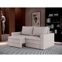 Sofá 3 Lugares Retrátil Berna Linho Cru 180 cm - 3