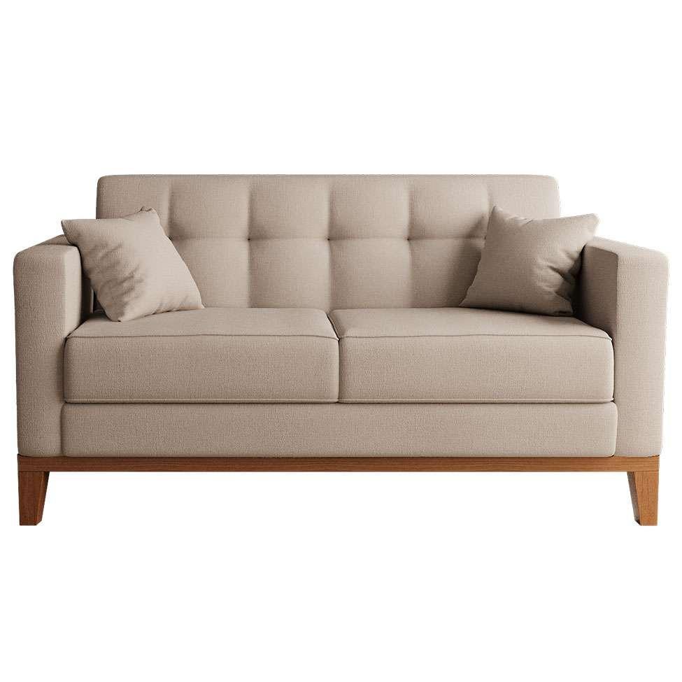 Sofá 2 Lugares Narvik Linho Cru - 6