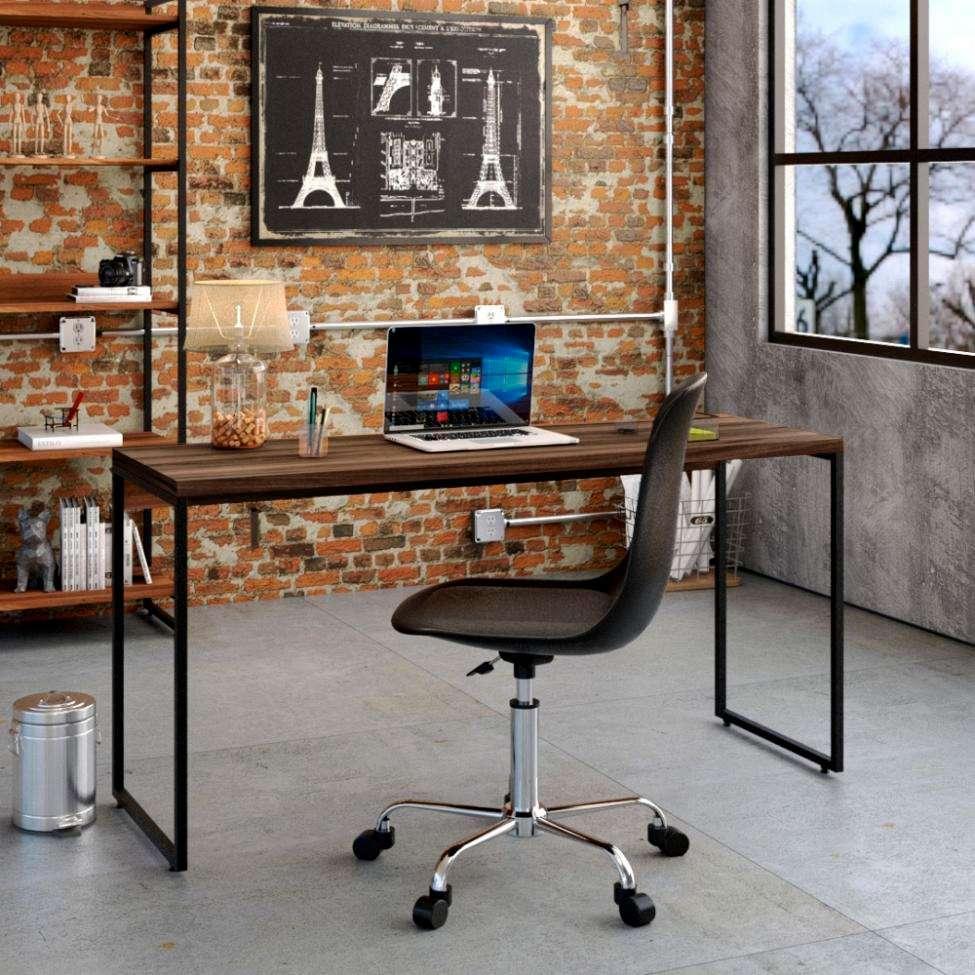 Mesa de Escritório Studio Nogal 150 cm - 1