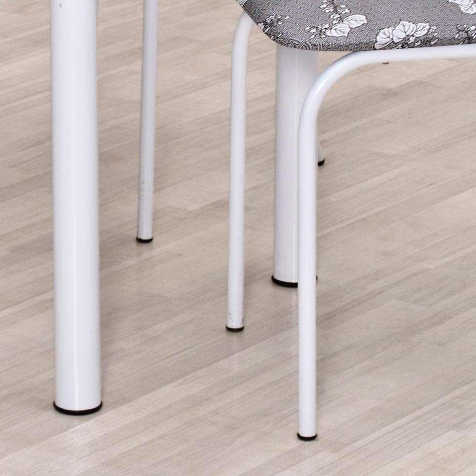 Conjunto de Mesa com 4 Cadeiras Monique Branco - 4