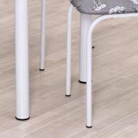 Conjunto de Mesa com 4 Cadeiras Monique Branco - 4