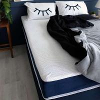 Colchão Queen Mola Ensacada Guldi Macio (25x158x198) Azul e Branco - 1