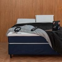 Colchão Casal Mola Ensacada Guldi Firme (25x138x188) Azul e Branco - 9