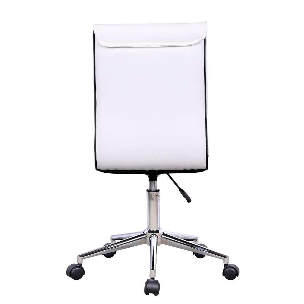 Cadeira de Escritório Secretária Giratória Marilyn Branca - 7