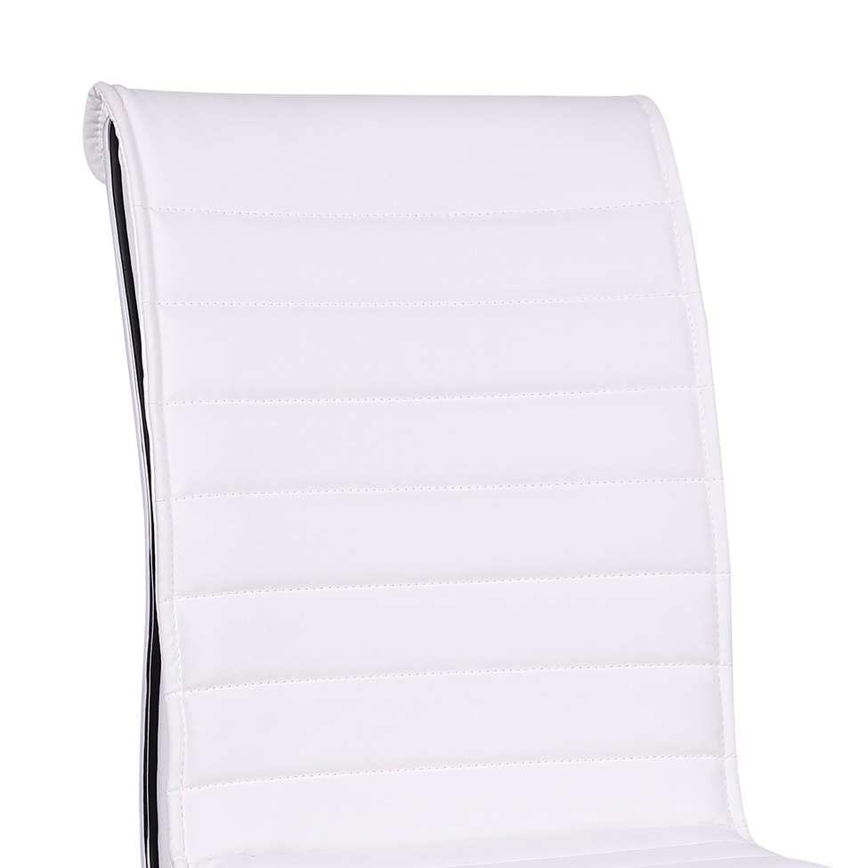 Cadeira de Escritório Secretária Giratória Marilyn Branca - 9